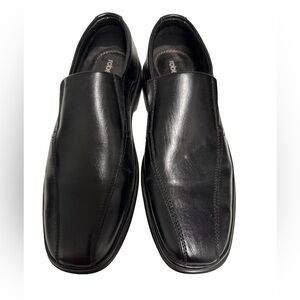 Robert David Men's Size 9M Black Glendale Leather Slip-On Loafers